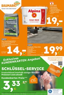 Wandfarbe Angebot im aktuellen Globus-Baumarkt Prospekt auf Seite 8