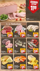 Wurst im REWE Prospekt in Rostock Aktueller REWE Prospekt mit Wurst, "Dein Markt", Seite 10