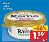 100% Pflanzlich von Rama für 1,39 € bei Netto Marken-Discount im Angebot 100% Pflanzlich von Rama im aktuellen Netto Marken-Discount Prospekt