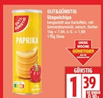 Stapelchips von GUT&GÜNSTIG für 1,39 € bei EDEKA im Angebot Stapelchips von GUT&GÜNSTIG im aktuellen EDEKA Prospekt