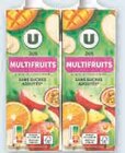 Jus a base de concentre multifruits - U en promo chez Super U Jus a base de concentre multifruits - U dans le catalogue Super U