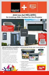 Hellweg Streichen im Prospekt 