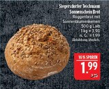 Sonnenschein Brot Angebote von Siegersdorfer Teichmann bei Marktkauf Altenburg für 1,99 €