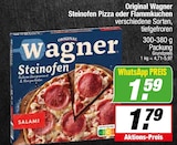 Steinofen Pizza oder Flammkuchen Angebote von Original Wagner bei EDEKA Unna für 1,59 €