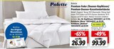 Premium-Feder-/Daunen-Kopfkissen/ Premium-Daunen-Kassettenbettdecke Angebote von Balette bei Lidl Oberhausen für 26,99 €