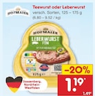 Teewurst im Angebot bei Netto Marken-Discount in Rheda-Wiedenbrück Teewurst Angebote von Hofmaier bei Netto Marken-Discount Rheda-Wiedenbrück für 1,19 €