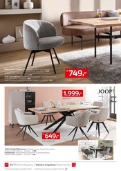 Stuhl im XXXLutz Möbelhäuser Prospekt in Maintal Aktueller XXXLutz Möbelhäuser Prospekt mit Stuhl, "JOOP! Aktionswochen", Seite 12