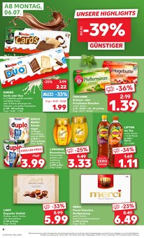 Schokolade im aktuellen Kaufland Prospekt (Freiburg (Breisgau)) Schokolade im Kaufland Prospekt "Hier bin ich richtig" mit 61 Seiten (Freiburg (Breisgau))