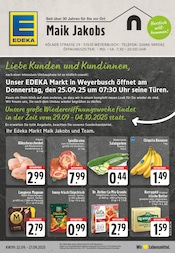 Aktueller EDEKA Supermarkt Prospekt in Hamm und Umgebung, "Aktuelle Angebote" mit 24 Seiten, 22.09.2025 - 27.09.2025