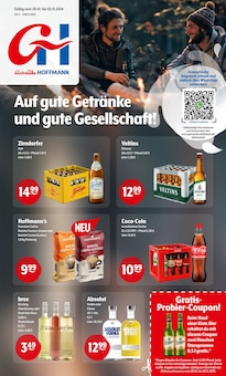 Coca Cola im Getränke Hoffmann Prospekt "Aktuelle Angebote" mit 8 Seiten (Oranienburg)