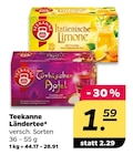 Ländertee Angebote von Teekanne bei Netto mit dem Scottie Rostock für 1,59 €