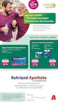 Aktueller mea - meine apotheke Prospekt "Unsere September-Angebote" für Oberhausen Aktueller mea - meine apotheke Prospekt für Oberhausen mit Seiten