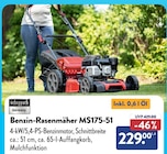 Benzin-Rasenmäher MS175-51 von Scheppach für 229,00 € bei ALDI Nord im Angebot Benzin-Rasenmäher MS175-51 von Scheppach im aktuellen ALDI Nord Prospekt