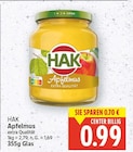 Apfelmus von HAK für 0,99 € bei E center im Angebot Apfelmus von HAK im aktuellen E center Prospekt