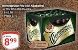 GLOBUS Zwickau - Wernesgrüner Pils oder Alkoholfrei Angebot im Prospekt Wernesgrüner Pils oder Alkoholfrei bei GLOBUS im Zwickau Prospekt für 8,99 €
