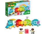 DUPLO 10954 Zahlenzug – Zählen lernen Bausatz, Mehrfarbig im MediaMarkt Saturn Prospekt DUPLO 10954 Zahlenzug – Zählen lernen Bausatz, Mehrfarbig von LEGO im aktuellen MediaMarkt Saturn Prospekt für 14,99 €
