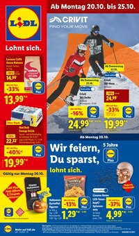 Red Bull im aktuellen Lidl Prospekt (Straubing) Red Bull im Lidl Prospekt "LIDL LOHNT SICH" mit 69 Seiten (Straubing)