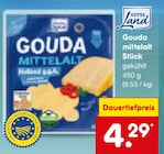 Gouda mittelalt Stück im Angebot bei Netto Marken-Discount in Bielefeld Gouda mittelalt Stück Angebote von Gutes Land bei Netto Marken-Discount Bielefeld für 4,29 €