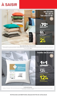 Promotion Sur-Matelas dans le prospectus Carrefour, valable du 28/07/2026 au 10/08/2026 Promo Sur-Matelas dans le catalogue Carrefour du moment à la page 23