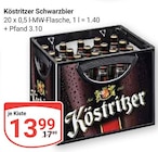 Schwarzbier im Angebot bei GLOBUS in Saarbrücken Schwarzbier Angebote von Köstritzer bei GLOBUS Saarbrücken für 13,99 €