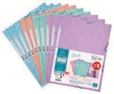 10 chemises à élastiques 3 rabats - EXACOMPTA en promo chez Super U Niort à 3,49 €