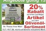 Olivenöl-Sortiment im Angebot bei GLOBUS in Halle Olivenöl-Sortiment Angebote von Dr. Theiss bei GLOBUS Halle
