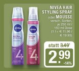 Styling Spray im Angebot bei EDEKA in Haltern am See Styling Spray Angebote von NIVEA HAIR bei EDEKA Haltern am See für 2,99 €