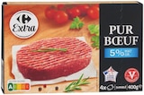 Steaks hachés - CARREFOUR EXTRA - Supermarchés Match à Arras Steaks hachés - CARREFOUR EXTRA en promo chez Supermarchés Match Arras à 5,25 €