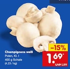 Champignons weiß Angebote bei Netto Marken-Discount Krefeld für 1,69 €