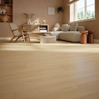 Sol stratifié Bryce GoodHome, effet chêne blond, L.129,2 cm x l.19,3 cm x ép.8 mm - GoodHome dans le catalogue Castorama