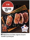 Médaillons de filets mignons de porc recette à provençale - Les Brasérades dans le catalogue Casino Supermarchés