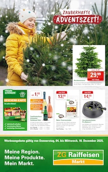 ZG Raiffeisen Prospekt Bretten "ZAUBERHAFTE ADVENTSZEIT" mit 8 Seiten