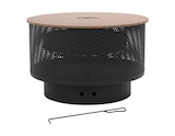 Brasero 3 en 1 rond avec gril, foyer/barbecue/table basse, noir en acier - Brico Dépôt à Belfort Brasero 3 en 1 rond avec gril, foyer/barbecue/table basse, noir en acier en promo chez Brico Dépôt Belfort à 59,00 €