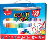 Coffret coloriage 100 pièces - MAPED en promo chez Cora Belfort à 14,92 €