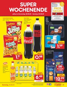 Cola im aktuellen Netto Marken-Discount Prospekt (Neumarkt (Oberpfalz)) Cola im Netto Marken-Discount Prospekt "Aktuelle Angebote" mit 57 Seiten (Neumarkt (Oberpfalz))