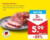 Aktuelle Schweinefleisch Angebote bei Netto Marken-Discount in Leipzig Aktuelles Kasseler Nacken Angebot bei Netto Marken-Discount in Leipzig ab 5,99 €