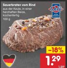 Sauerbraten vom Rind Angebote von Wolf bei Netto Marken-Discount Kaufbeuren für 1,29 €