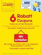 Aktueller Netto Marken-Discount Discounter Prospekt in Düsseldorf und Umgebung, "6 Rabatt-Coupons" mit 2 Seiten, 15.06.2026 - 20.06.2026