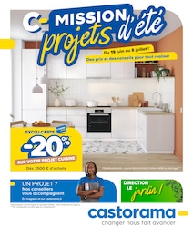 Prospectus Castorama à Concarneau, "C - mission projets d'été", 28 pages, 19/06/2024 - 08/07/2024