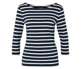 Tchibo im Supermarkt - Shirt mit 3/4-Arm, dunkelblau gestreift Angebot im Prospekt Shirt mit 3/4-Arm, dunkelblau gestreift bei Tchibo im Supermarkt im Prospekt "" für 12,99 €