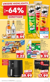 Ariel im Kaufland Prospekt "Aktuelle Angebote" mit 62 Seiten (Kiel)