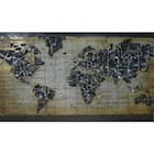 METALLBILD Weltkarte 70/120 cm im Angebot bei XXXLutz Möbelhäuser in Ingolstadt METALLBILD Weltkarte 70/120 cm Angebote von Monee bei XXXLutz Möbelhäuser Ingolstadt für 99,99 €