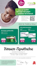 mea - meine apotheke Apotheken Prospekt der aktuellen Woche mit 4 Seiten, gültig von 01.02.2026 bis 28.02.2026, in Rüsselsheim und Umgebung Aktueller mea - meine apotheke Apotheken Prospekt in Rüsselsheim und Umgebung, "Unsere Februar-Angebote" mit 4 Seiten, 01.02.2026 - 28.02.2026