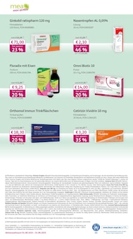 Nasenspray im mea - meine apotheke Prospekt "Unsere August-Angebote" mit 4 Seiten (Neuss)