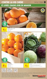 Prix et réduction Oranges dans le prospectus Intermarché Super en cours Offre Oranges dans le catalogue Intermarché Super du moment à la page 5
