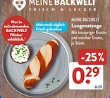 Laugenstange im ALDI SÜD Prospekt Laugenstange von Meine Backwelt im aktuellen ALDI SÜD Prospekt für 0,29 €