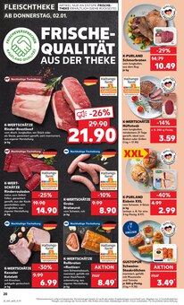 Bratwurst im Kaufland Prospekt "KNÜLLER" mit 48 Seiten (Düsseldorf)