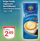 Cappuccino Nachfüllbeutel im Angebot bei GLOBUS in Frechen Cappuccino Nachfüllbeutel Angebote von Krüger Family bei GLOBUS Frechen für 2,49 €