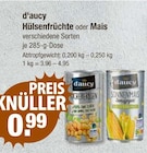 Hülsenfrüchte von d'aucy im aktuellen V-Markt Prospekt für 0,99 €