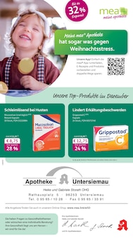 Aktueller mea - meine apotheke Prospekt (Untersiemau, 4 Seiten zum blättern mea - meine apotheke Prospekt Unsere Dezember-Angebote mit 4 Seiten